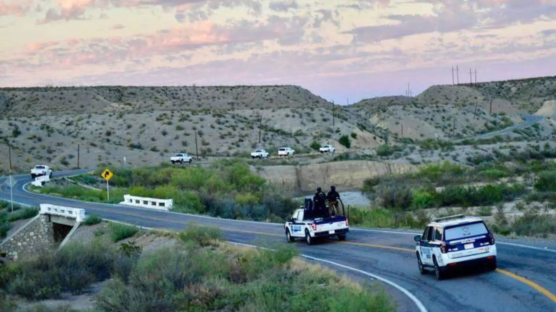 movilización SSPE convoy Ojinaga